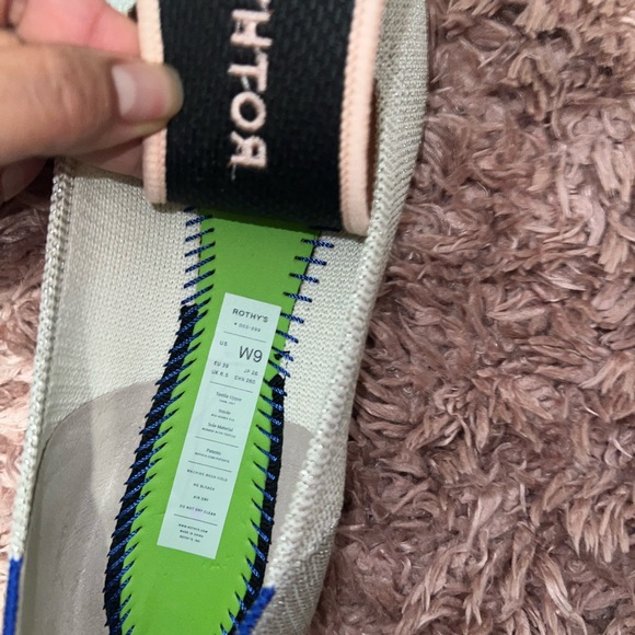 Rothy's the Point Diamond Metallic Flats - Picture 5 of 9